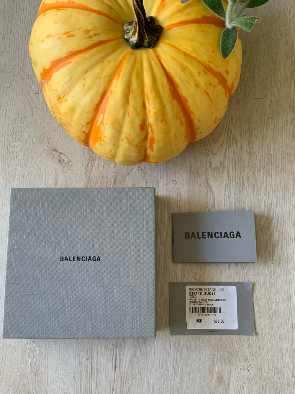 Balenciaga Gray Home Accent Box - Elegant Storage & Display